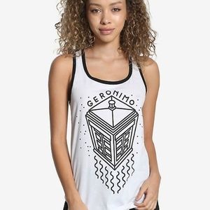 Doctor Who 11th Doctor Geronimo Womens Tank Top